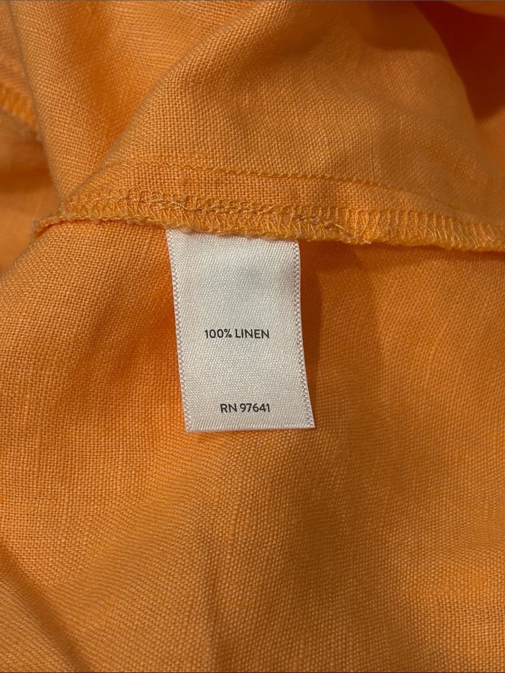 J. Jill Orange Apricot Linen Blazer - Picture 3 of 3